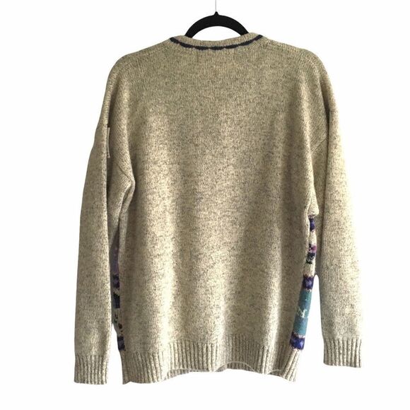 𝅺MUSKOKA LAKES Wool Button Front Cardigan Sweater L - Picture 3 of 8